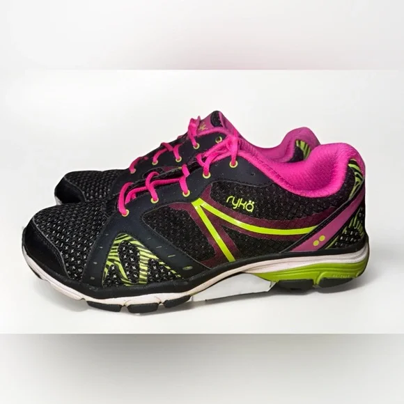 Ryka Vida RZX Women's Training Walking Gym Shoes Sneakers Black Pink Size 10 - Picture 1 of 10